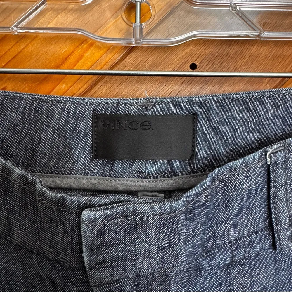 Vince Linen Lyocell Blend Cropped Cargo Pants  Size 26 - Image 2