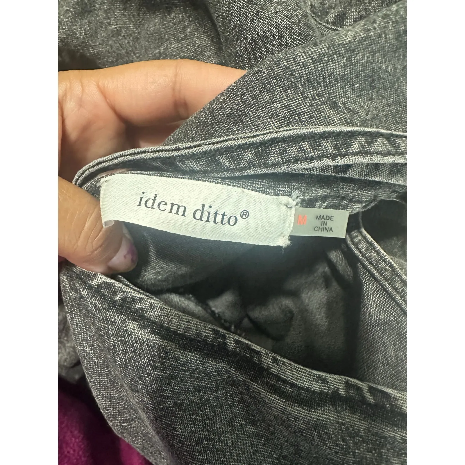 Idem Ditto Black Denim Tiered Dress – Edgy & Effortlessly Chic - Image 7