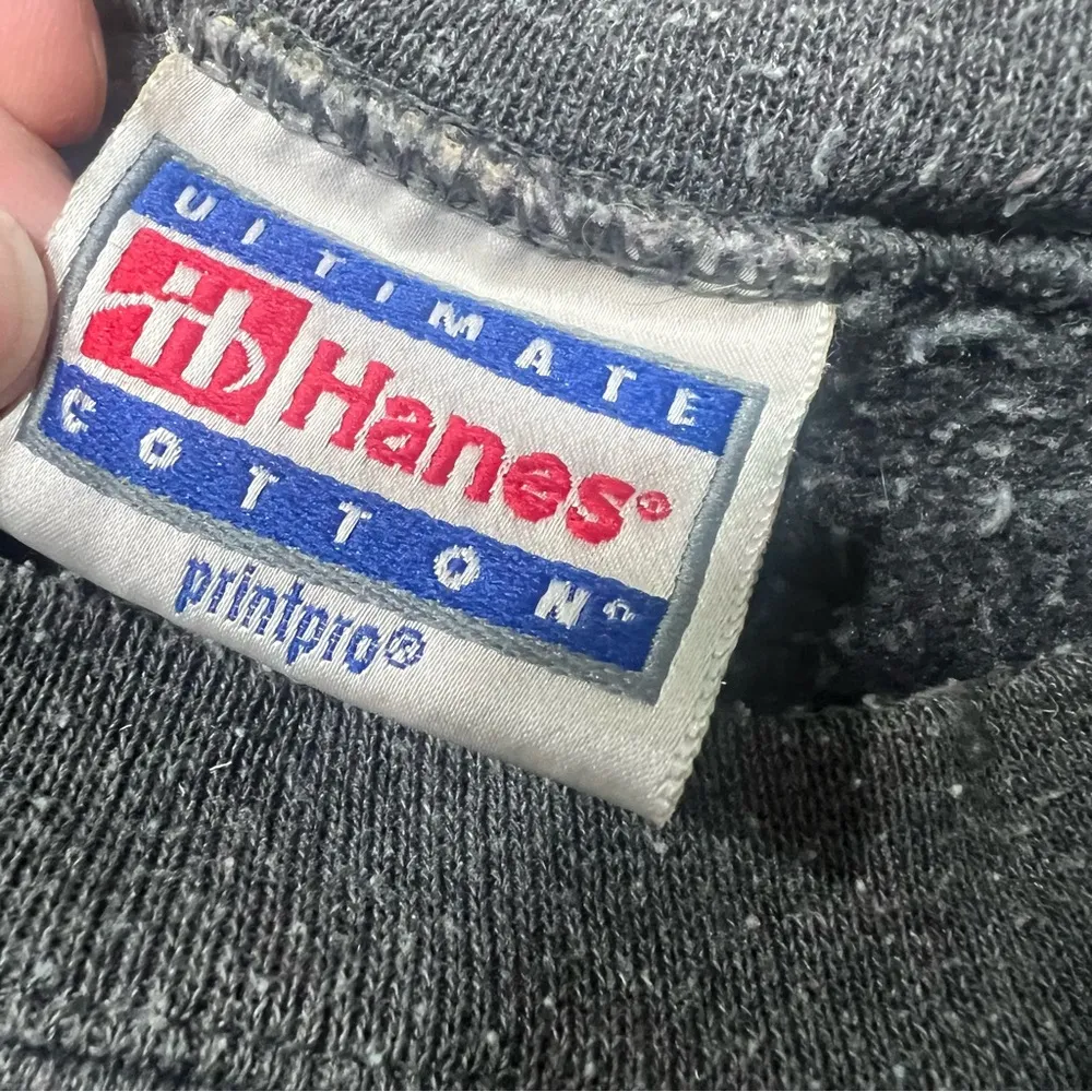 Vintage 2000s Arctic Man Classic Hanes Graphic Sweatshirt Gray Large - Image 11