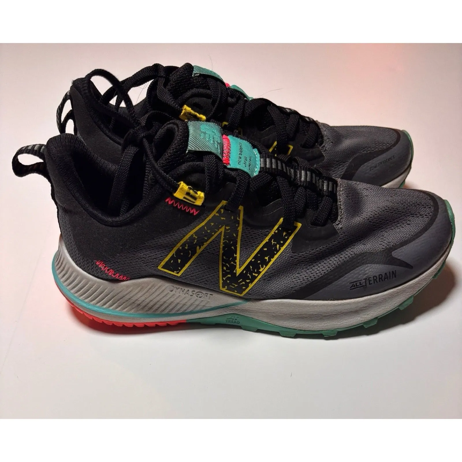 New Balance Dynasoft Nitrel V4 Womens Size 7.5 Gray Black Running Hiking Shoes - Image 4