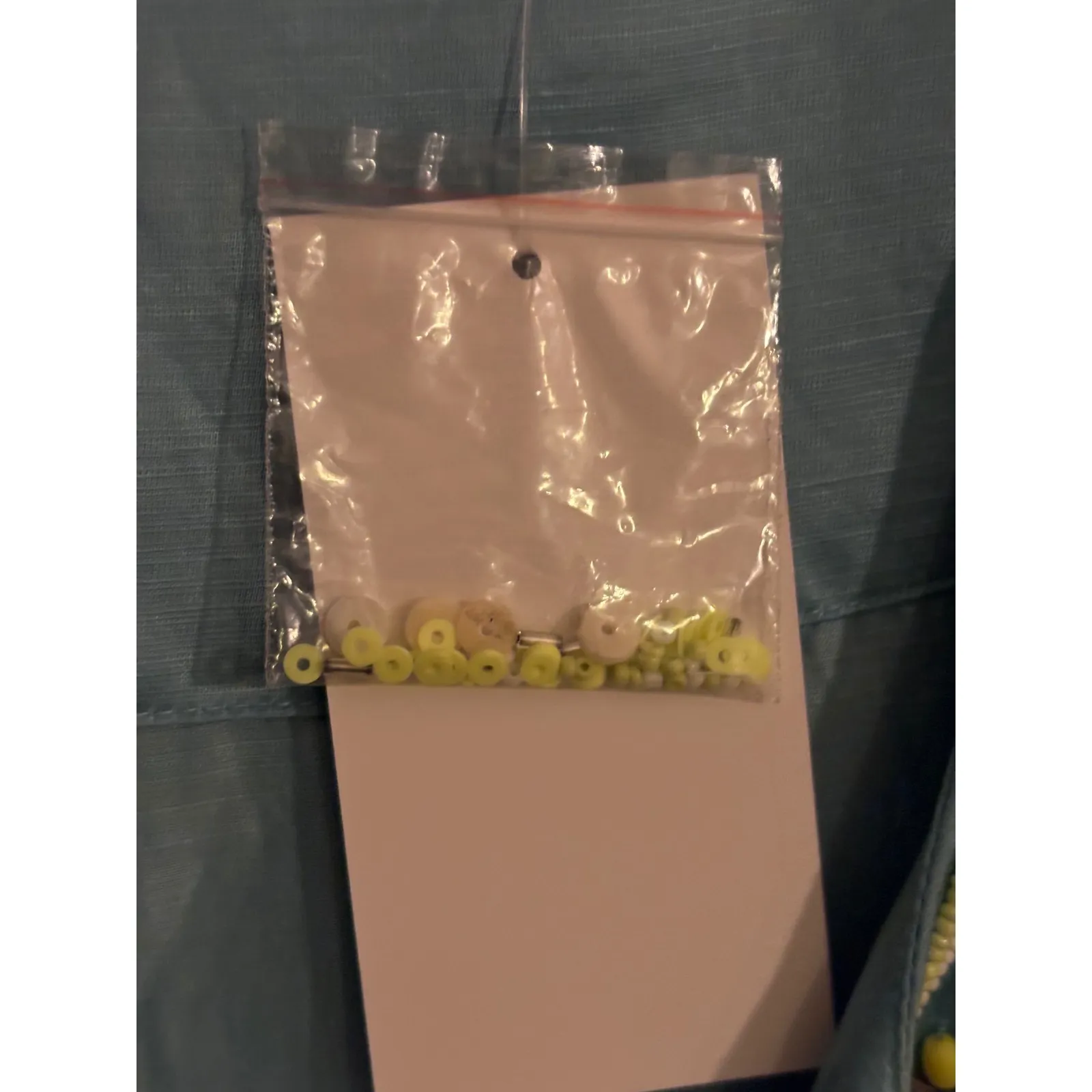 Soft Surroundings Blue Beaded Embroidered Tunic Top Size M - Image 6