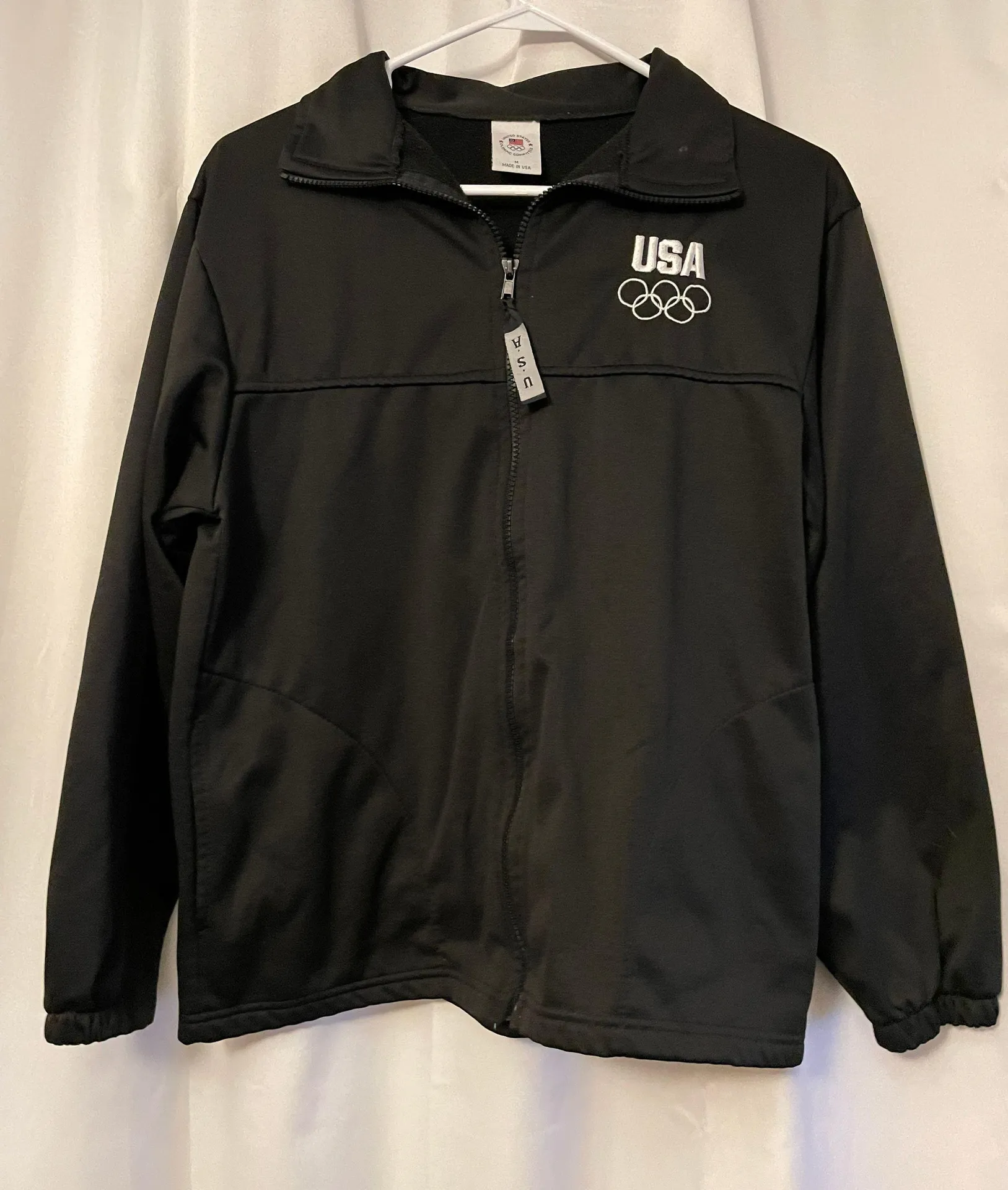 Team USA Black Jacket Size M - Image 2
