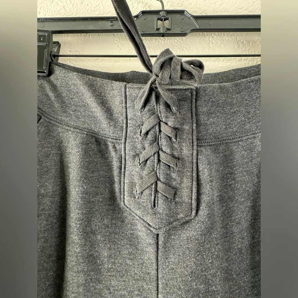 NEW PINK Victoria’s Secret Dark Grey Casual Fleece Sweatpants Joggers XS - Image 4