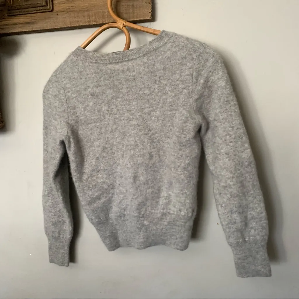 NAADAM Gray 100% Cashmere Crew Knit Sweater Silver Size XS - Image 6