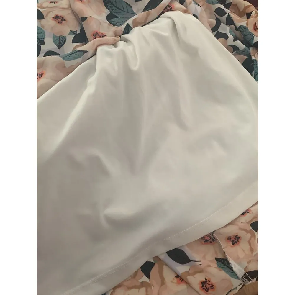 Show me your mumu womens medium floral halter maxi dress side split bride guest - Image 8