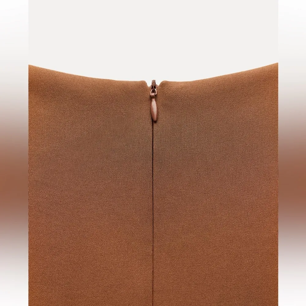 Zara NWT belted longline top with removable belt - Image 5