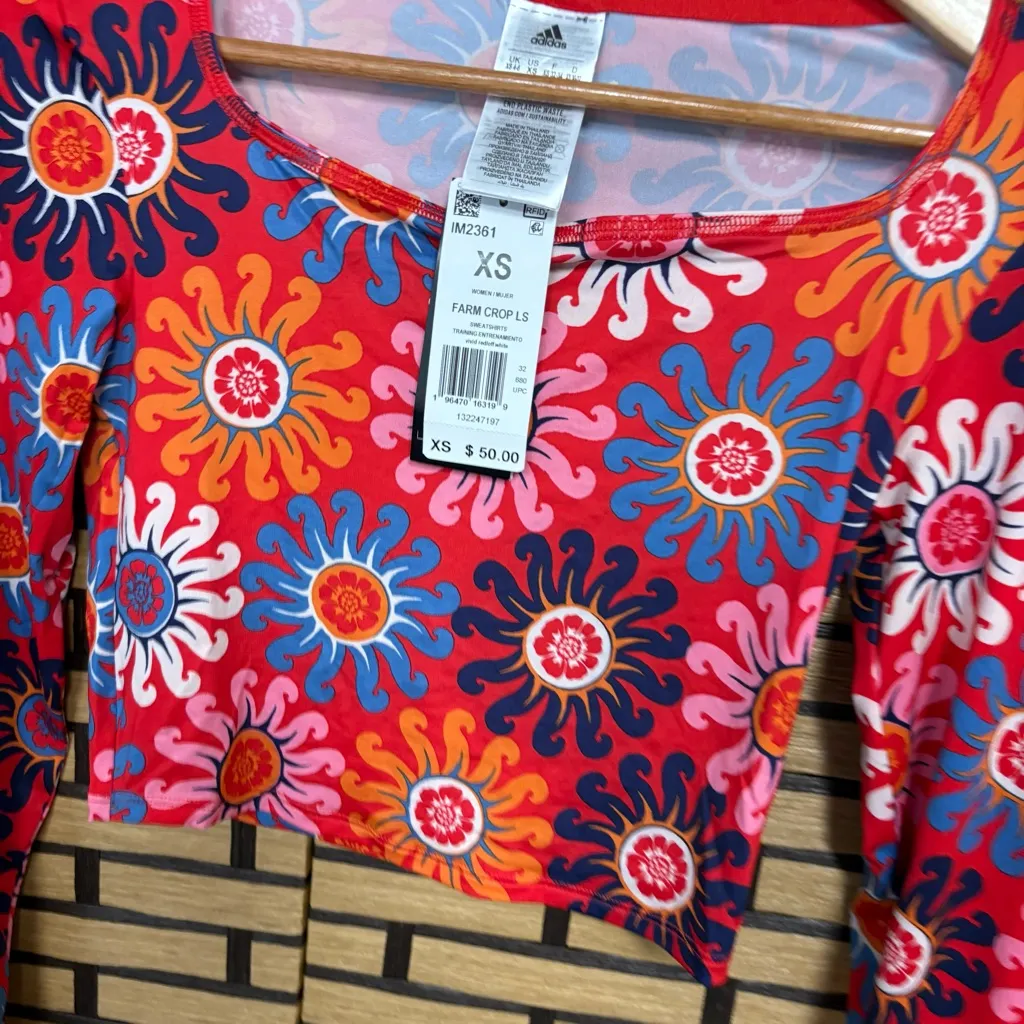 Adidas Farm Rio Floral Crop Size XS‎ - Image 4