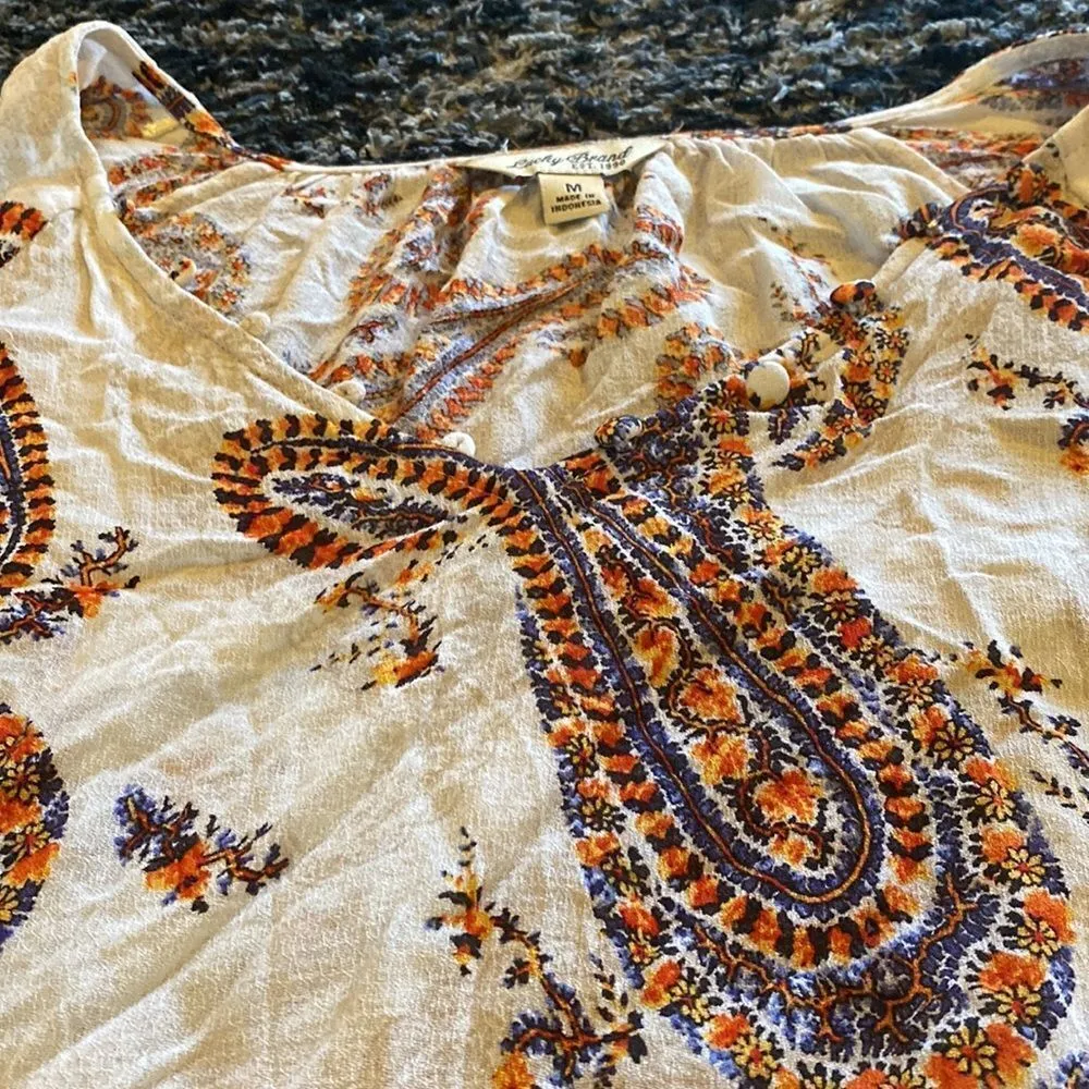 Lucky brand medium blouse - Image 4