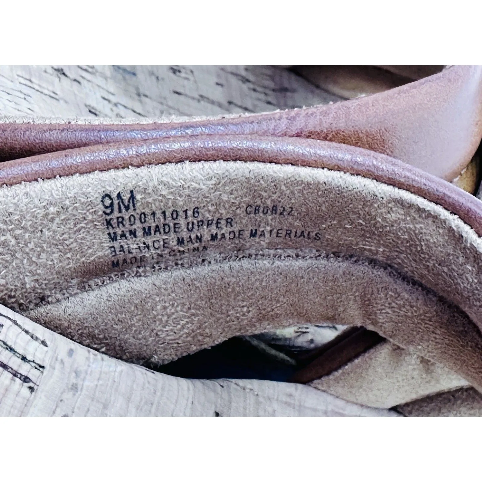 NIB Kork Ease Faithe Platform Sandals Women's Size 9 M Tan Leather Straps Wood - Image 7