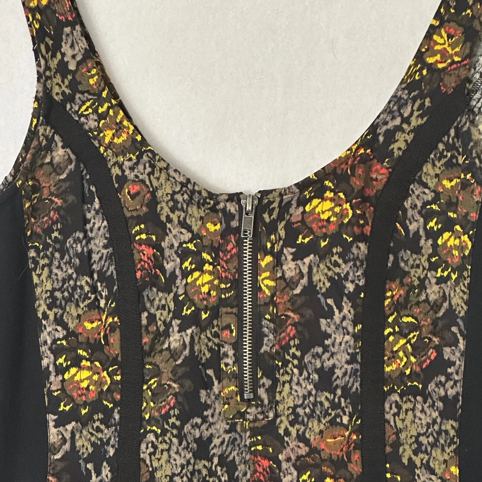 Hurley Floral Moonshine Mini Tank‎ Dress Med Sporty Tennis Pickleball Activewear - Image 3