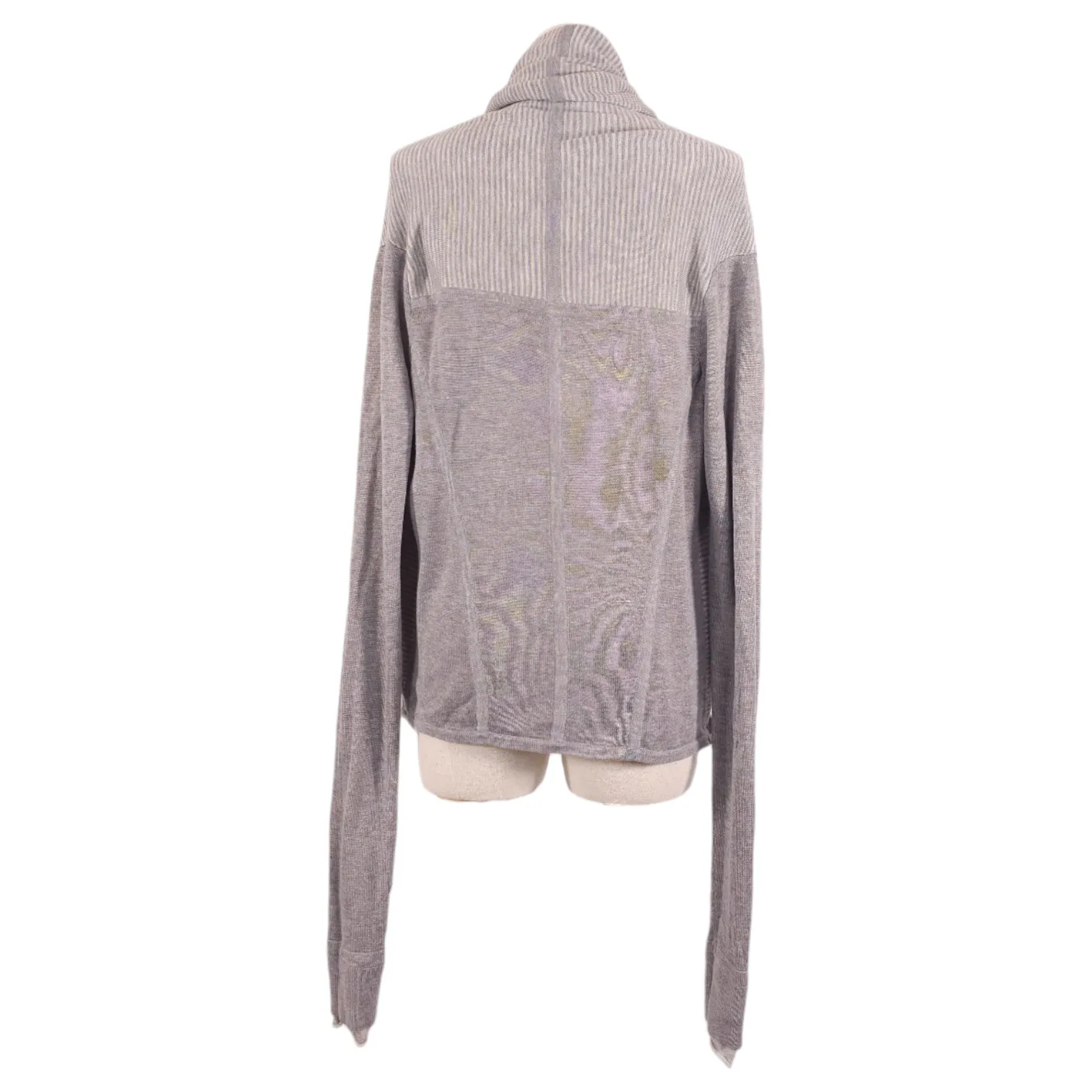 Lululemon Iconic Wrap Heathered Medium Grey / Heathered Light Grey Sz 8 - Image 4