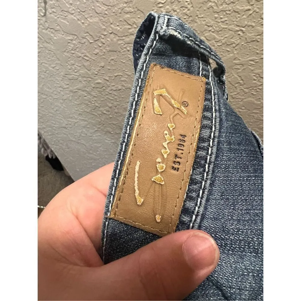 Seven7 Flare Blue Jeans Woman’s Size 12 - Minor Wear/Flaws - Image 16