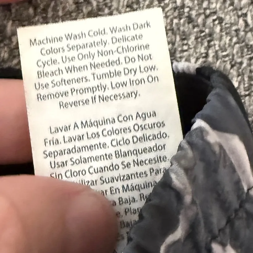 Avia Womens Athletic Shorts Black White Abstract Print Built In Liner Size M - Image 6