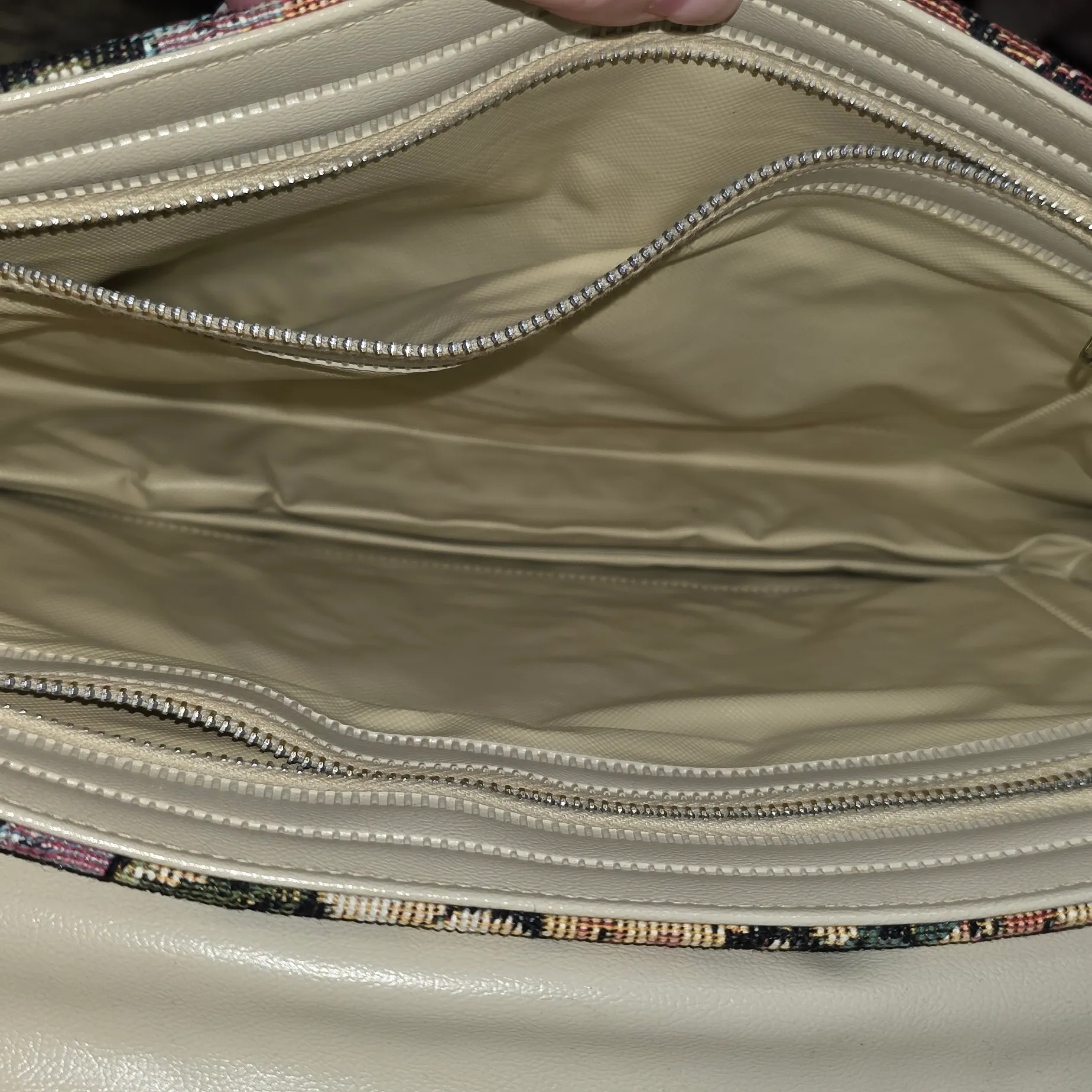 Vintage Floral Tapestry Envelope Purse Clutch Late 80s 90s Era - Image 11