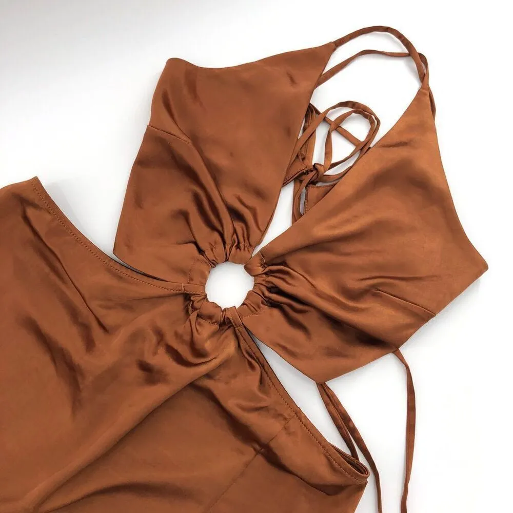 Aniston Dress in Hazelnut‎ LPA Small - Image 3