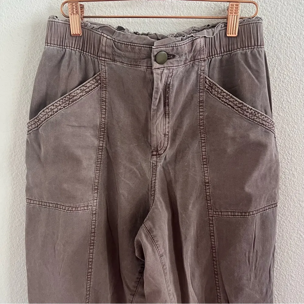 Old Navy HR Soft Utility "Paper Bag" Waist Elastic Waist Utility Pants Small - Image 2
