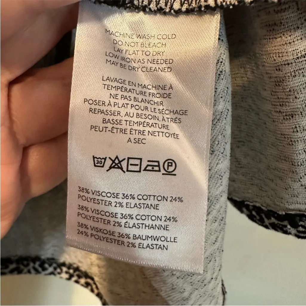 NWT MAEVE ANTHROPOLOGIE Short Sleeve Leopard Peplum Scoop Neck Top Shirt Blouse - Image 13