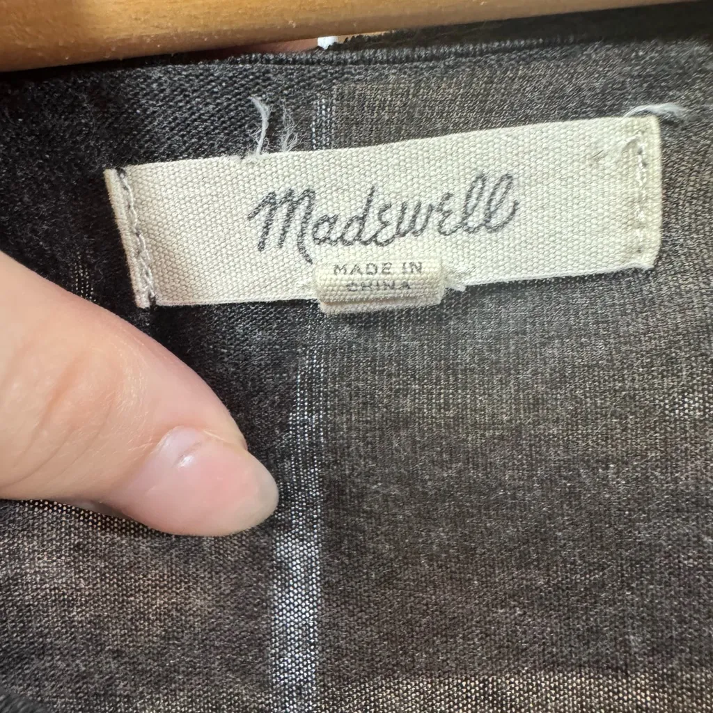 Madewell ‘Swingy Tee’ Dress in ‘Hthr Charcoal’ Gray T-Shirt Midi Dress - Image 8