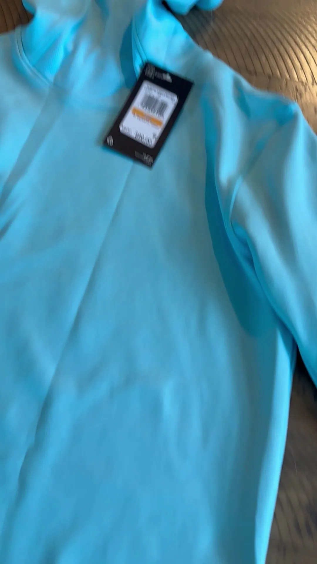 Under Armour Women's Iso-Chill Fusion Hoodie UPF 50+ Blue - Image 3