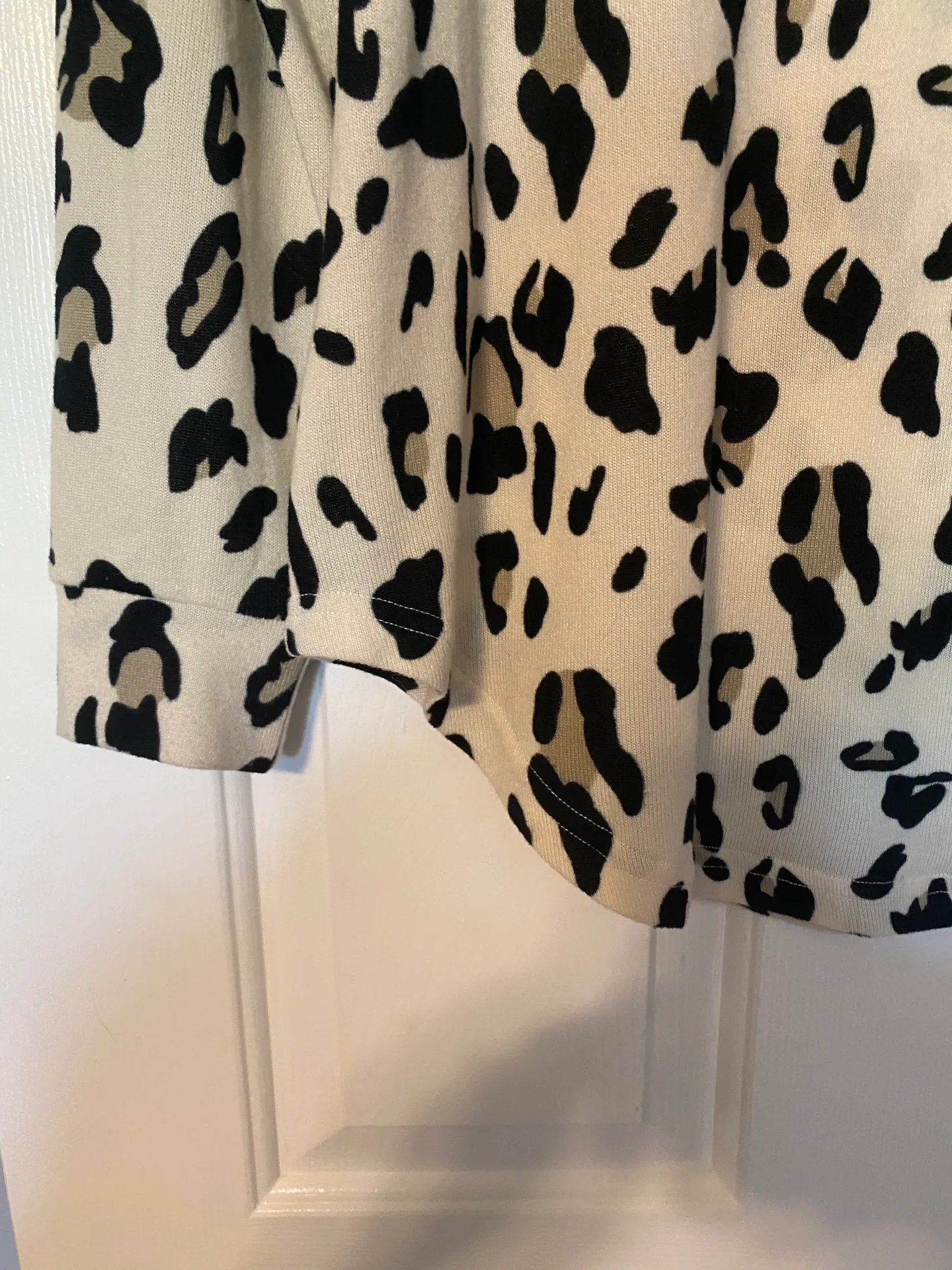 Tickled Teal Leopard Tunic Long Sleeve - Image 4