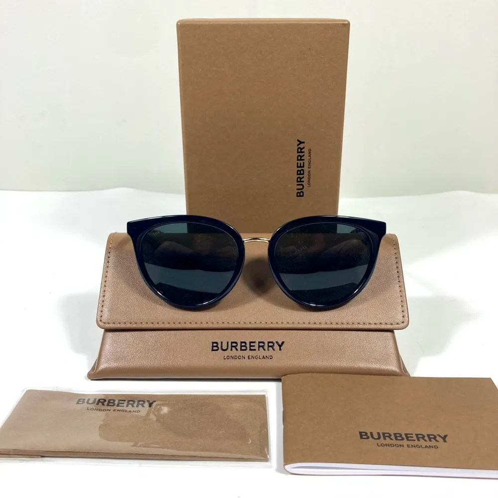 Burberry 54mm Willow BE4316 Gradient Round Sunglasses NEW - Image 2