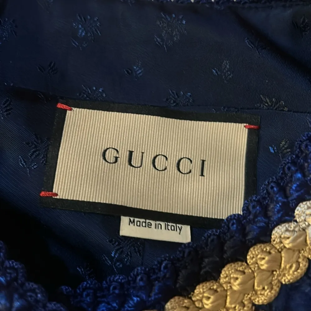 Gucci Lame Check Wool Tweed Jacket size IT 46 - Image 7