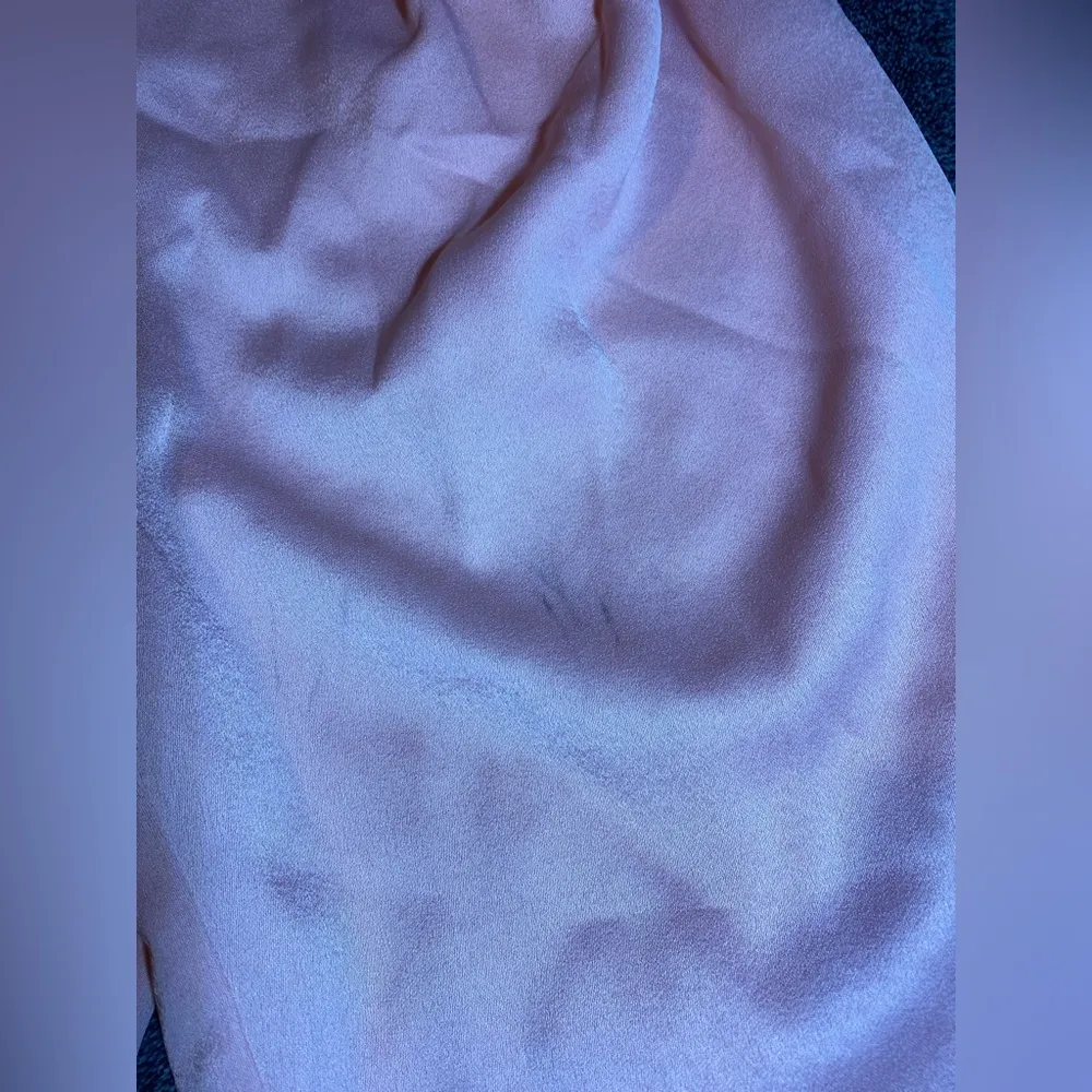 $395 NWT NBD Blush Pink 100% Polyester Trousers With Belted Waist‎ ( XS ) - Image 7