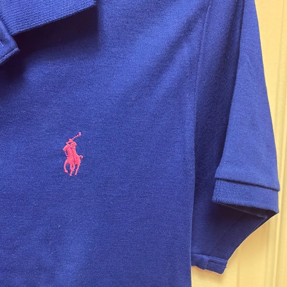 Polo Ralph Lauren Blue Polo Shirt - Image 3