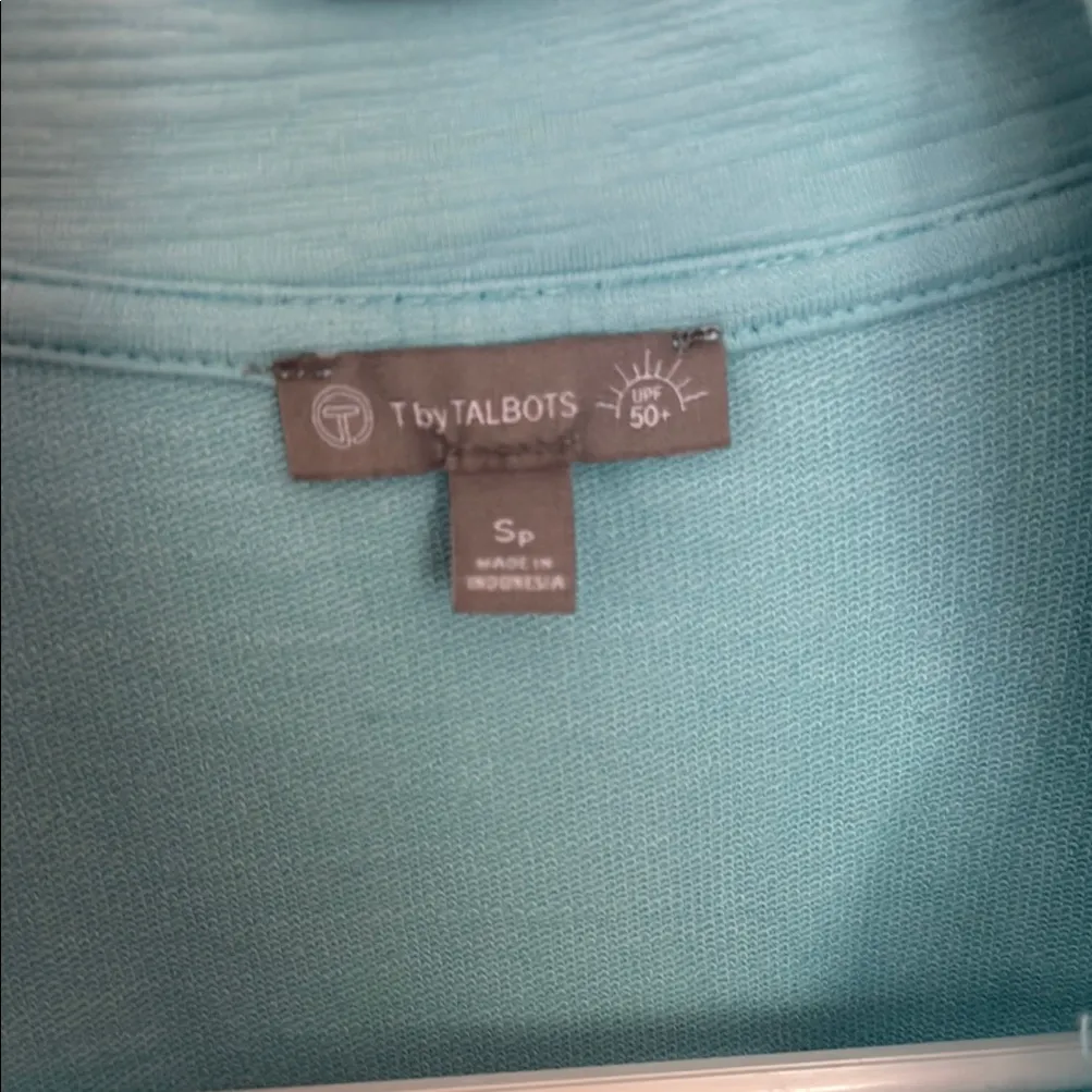 Light Blue Zip-Up Jacket - Image 2