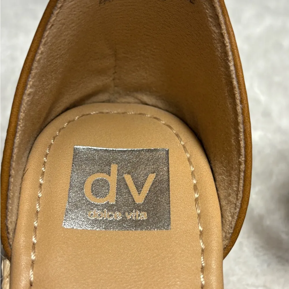 DV DOLCE VITA BREANNE ESPADRILLE PLATFORM ANKLE STRAP SANDALS NATURAL NIB SZ 7.5 Tan - Image 9