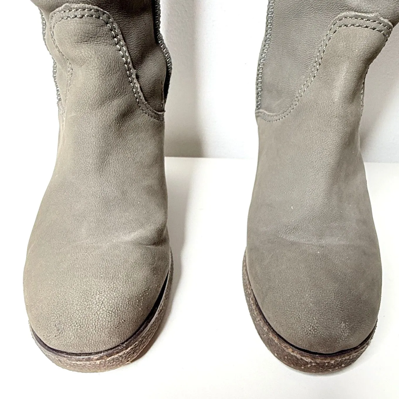 EMU Australia 100% Premium Sheep Skin Wedge Heighton Hi Knee High Boots Sz 8 - Image 6