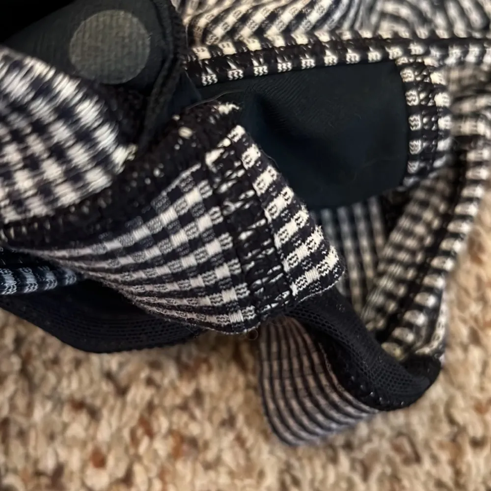 KENZIE ZEIGLER reposh Black and White Checked  Sports Bra - Image 8