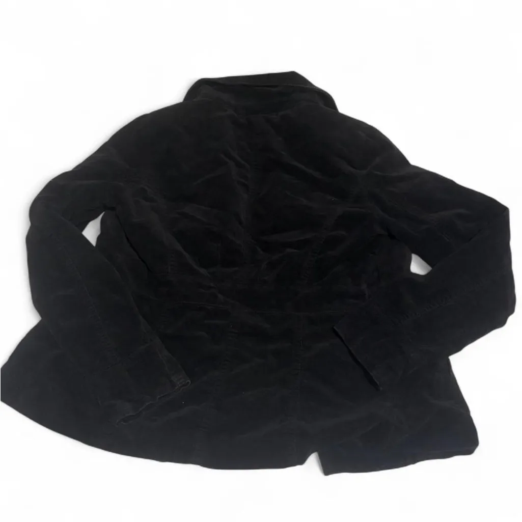 Mossimo Supply Co. Black Pea Coat with Brown Buttons Size M - Image 7