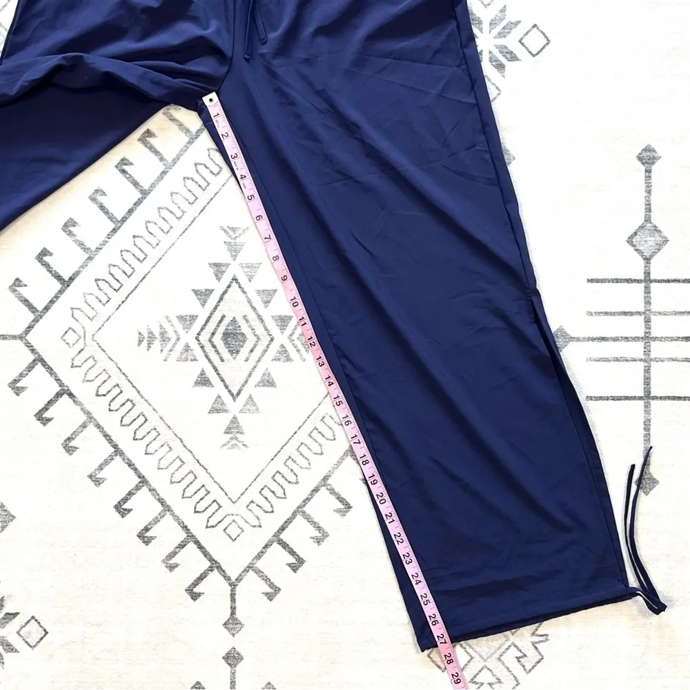 Breezeful High Waisted Drawstring Side Pocket Split Hem Joggers Small - Image 8