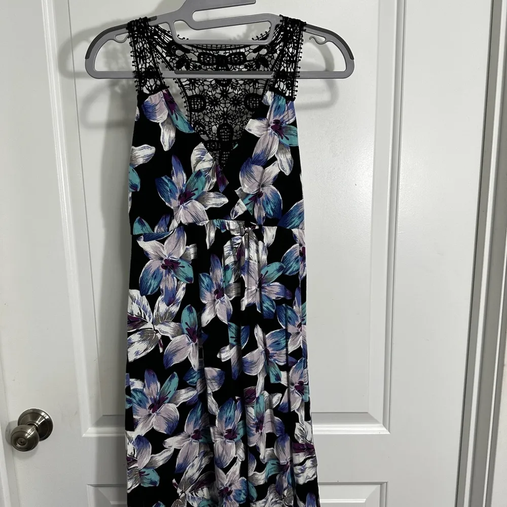 Elle Lace Racerback Floral Dress Size XS - Image 2