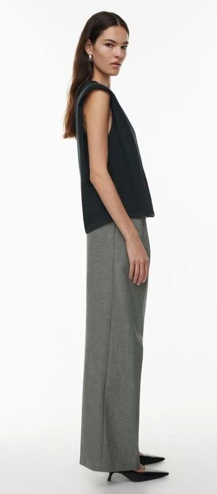 Aritzia Babaton Shoulder Pad Tank - Grey - Image 8