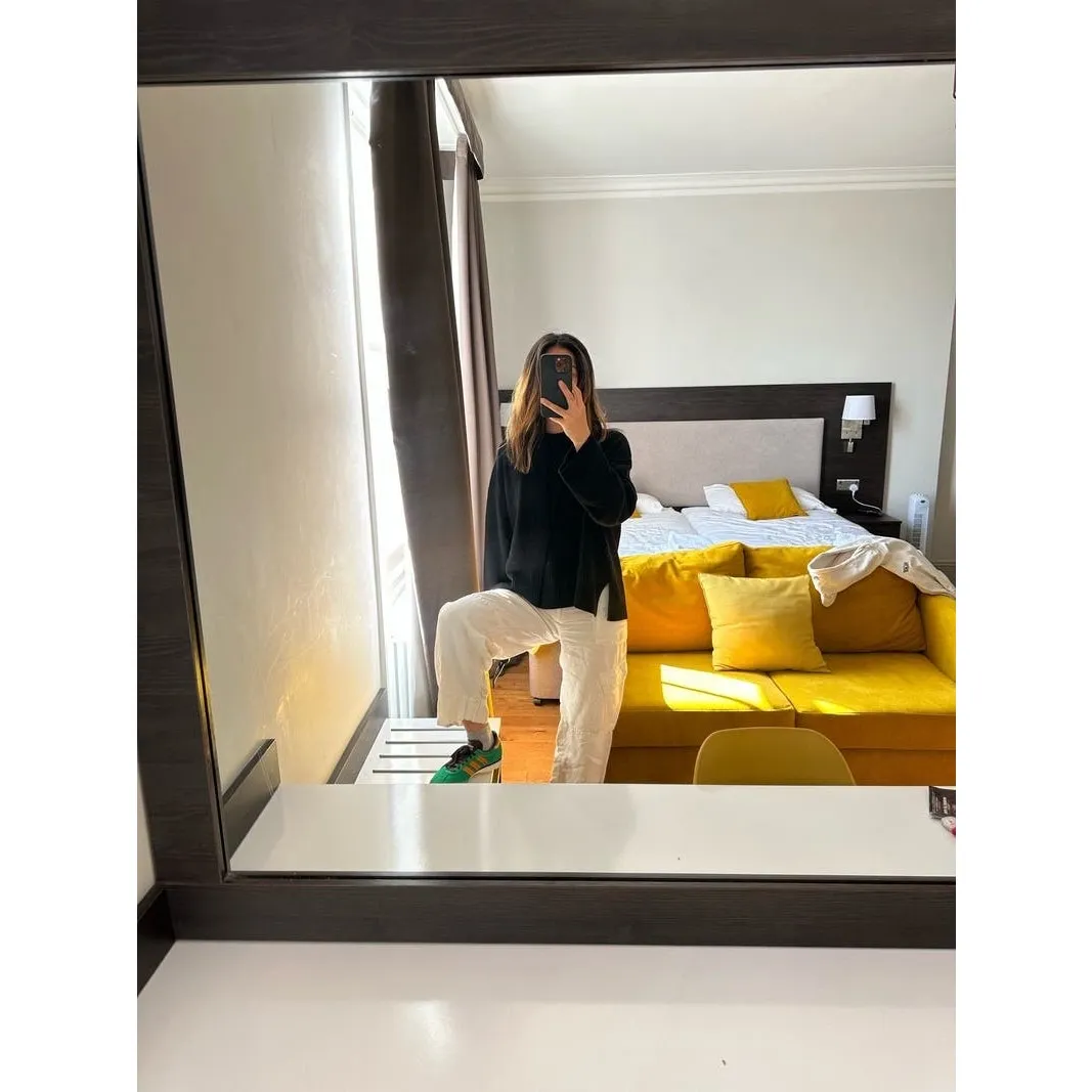 VINCE Women's White Linen Blend Wide Leg Loose Fit Cargo Pants Size 10 - Image 16