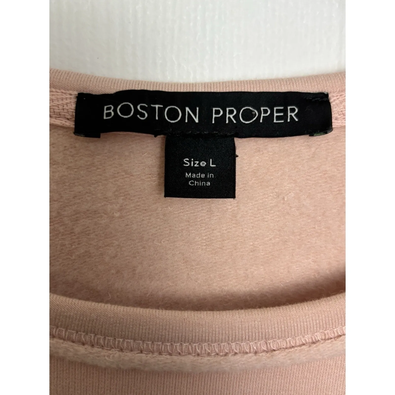 Boston Proper Light Pink Bell Sleeve Mini Dress Size Large Fairy Grunge Ethereal - Image 4