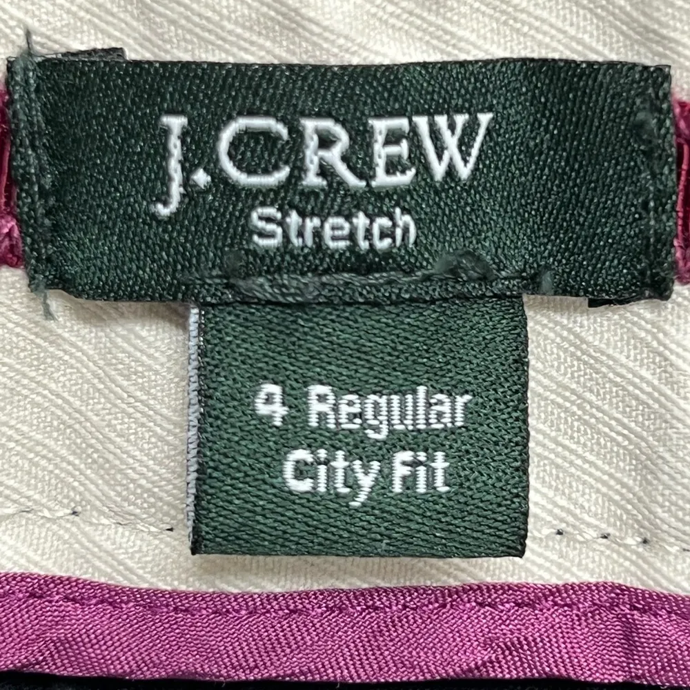 J.Crew stretch 4 regular city fit Back Pockets Dress chino Pants wide leg - Image 8