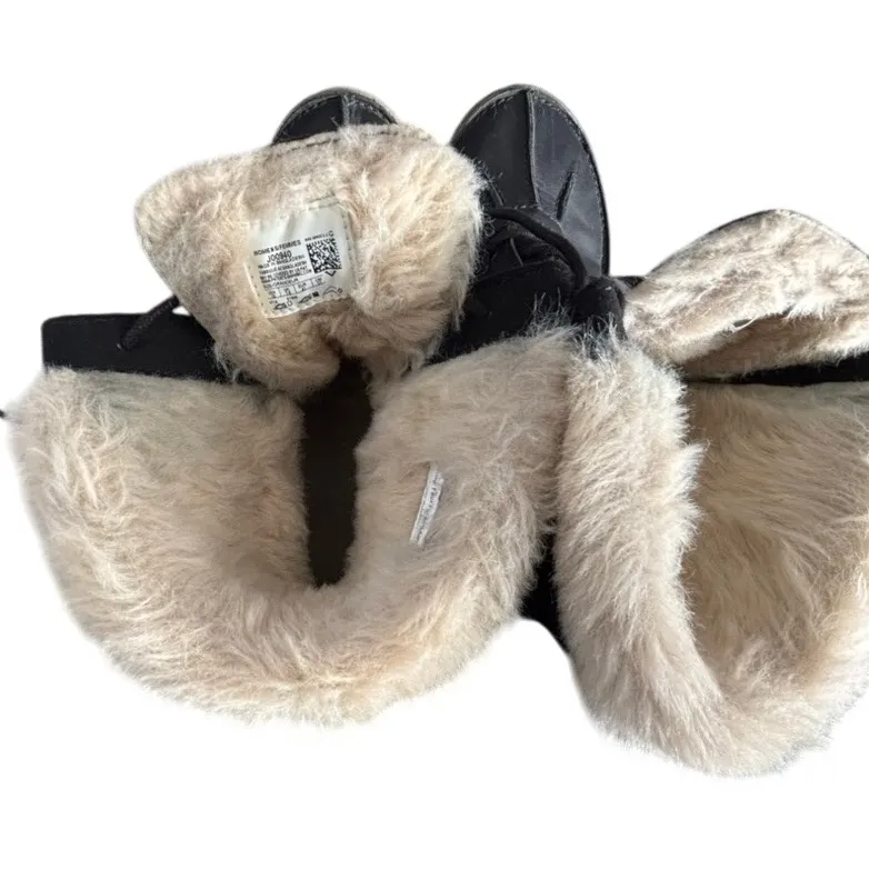 Merrell Tremblant Mid Polar Boots Women's Sz 10 Black Faux Fur Waterproof Winter - Image 10