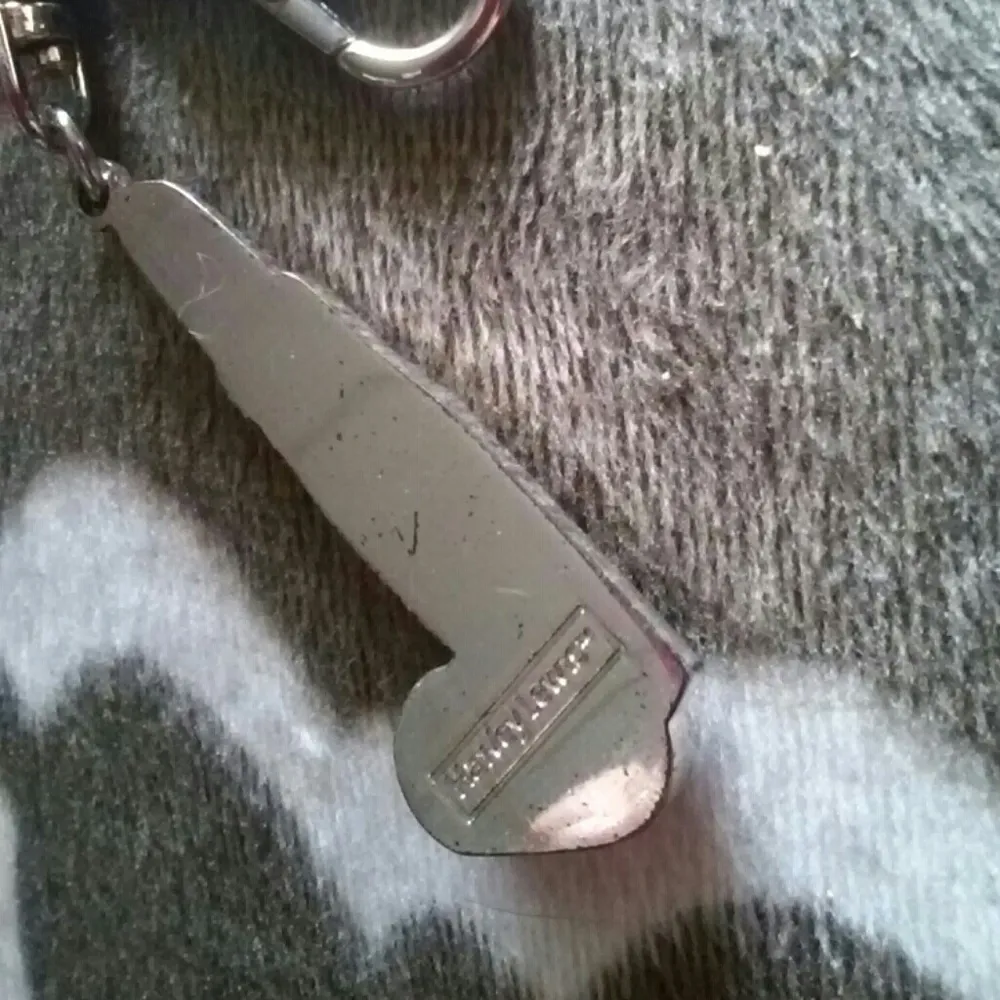 Vintage Harvey Lewis Lipstick Keyring - Image 2