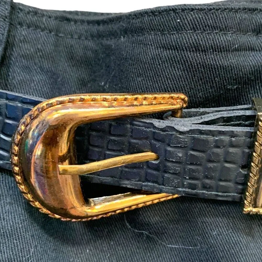 Vintage Jennifer Women Shorts Tailored High Waisted Black Pleated Deadstock Plus Size 20W - Image 2