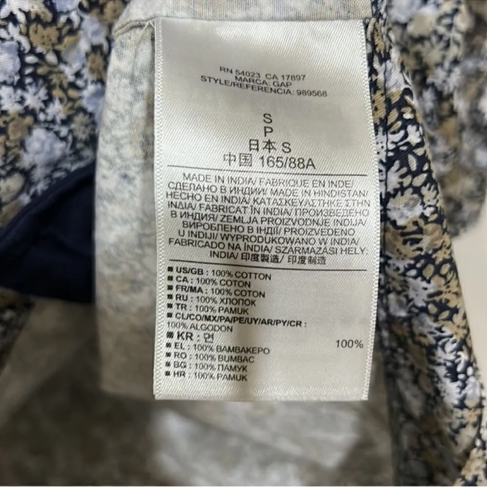 Gap Floral Print Mini Dress(Size Small) - Image 7