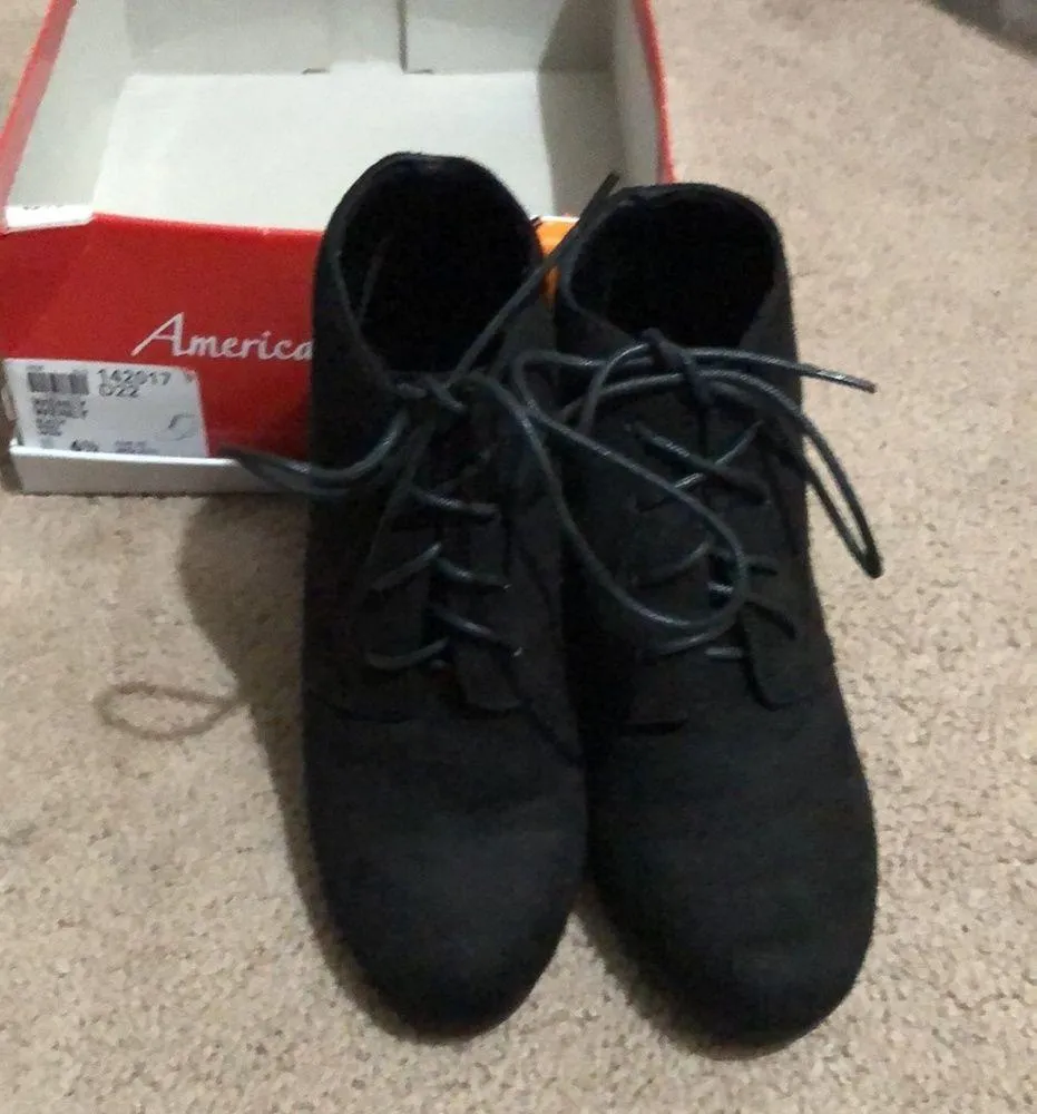 American Eagle Outfitters Black Wedges Wenly 6.5 - Image 2