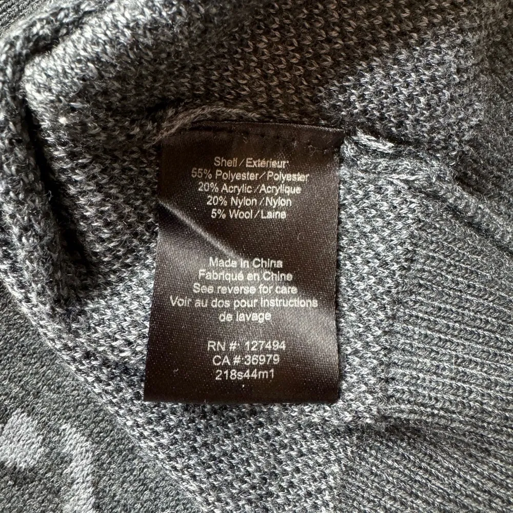 HEARTLOOM Anthropologie Natalia Grey Animal Print Crewneck Sweater - Medium - Image 12