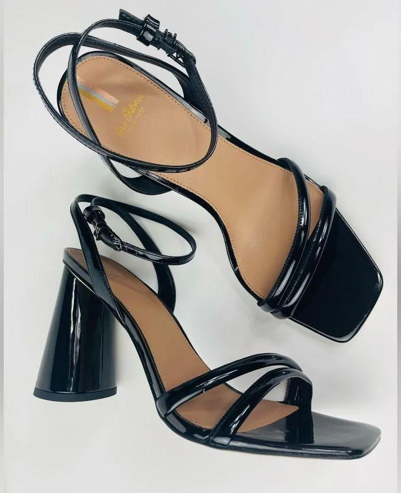 Sam Edelman Kia Black Patent Block Heel Sandal Size 10 - Image 11