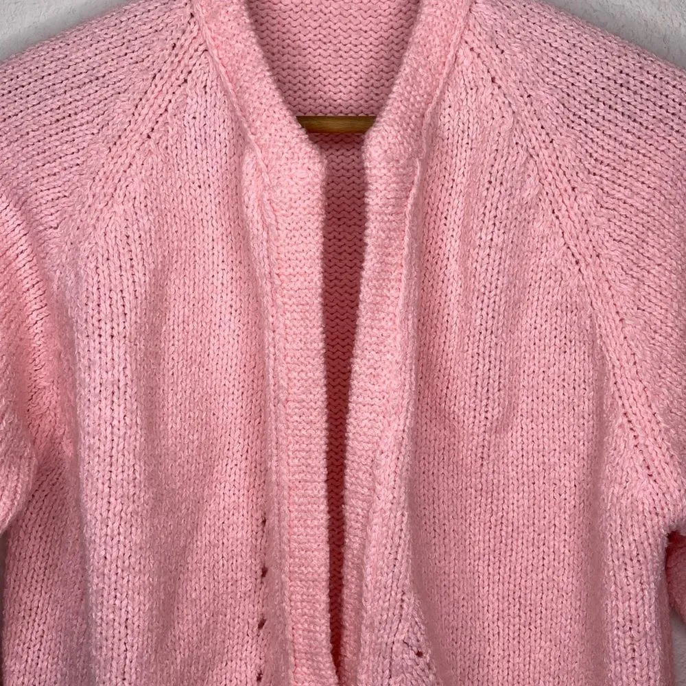 Vintage Pink Cardigan‎ Sweater - Image 5