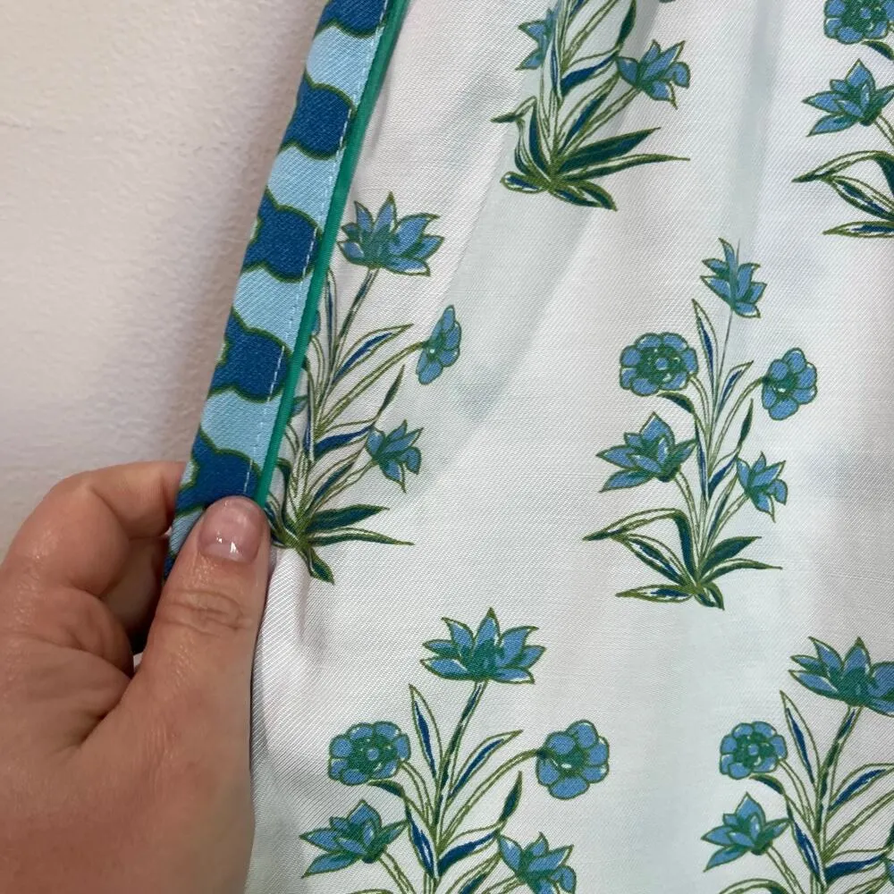 Philosophy Border Print Floral Summer Pull On Soft Pants Size XL - Image 8