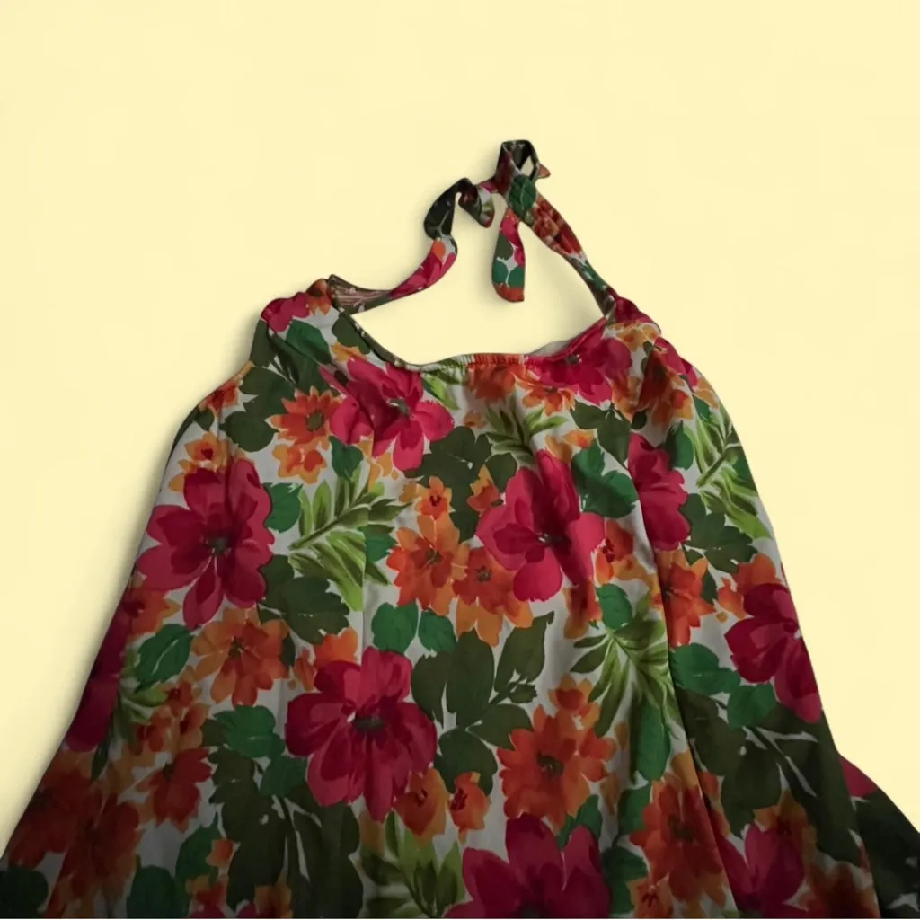 Lands' End Floral Swim Top - Image 4