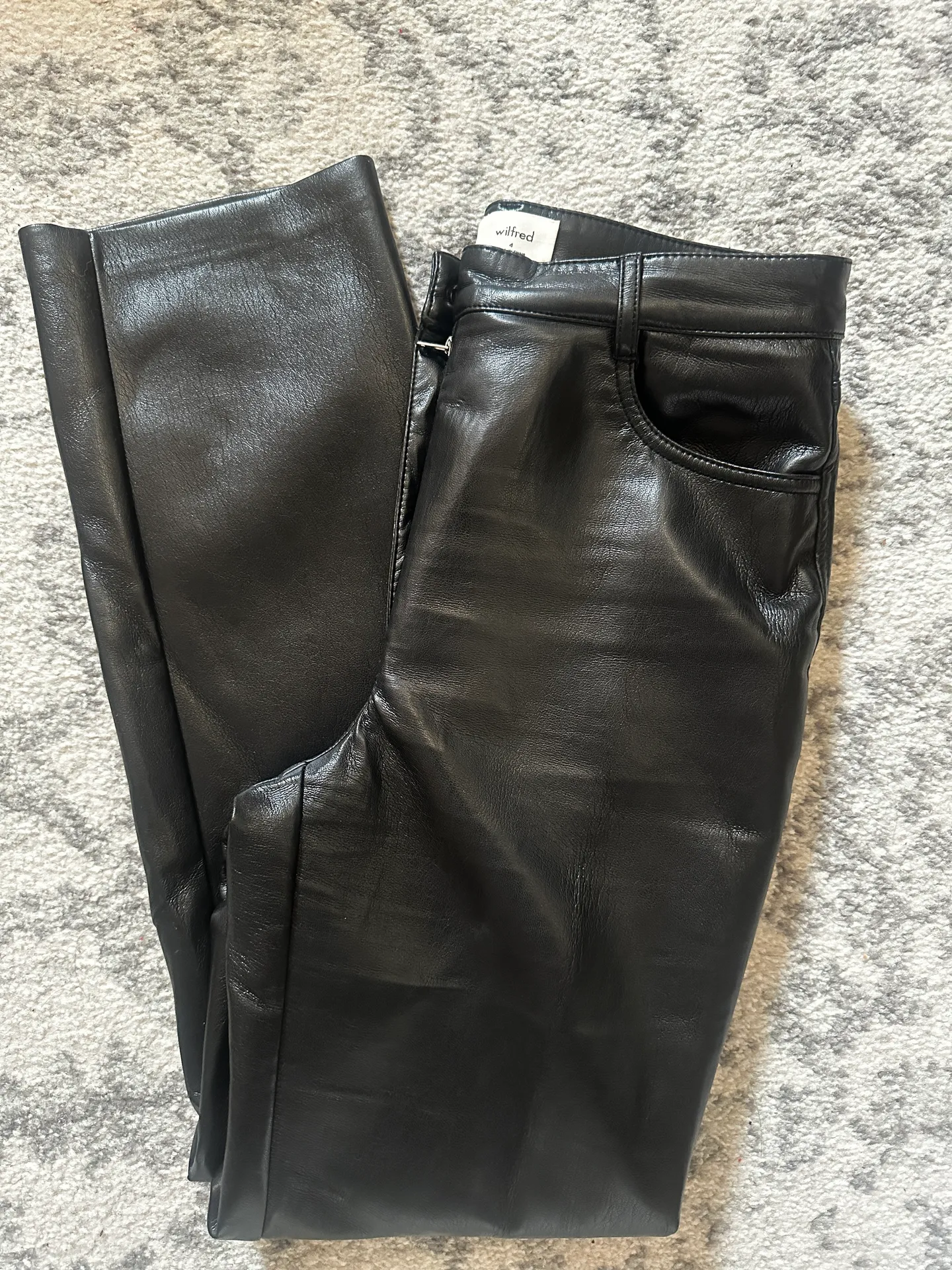 Wilfred Melina Vegan Leather Pants  - Image 3